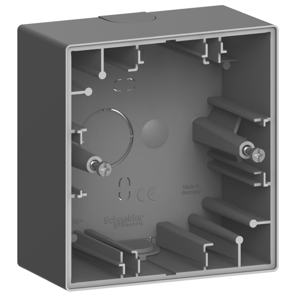 Merten MEG4014-6534 Merten System Design Aufputzgehäuse 1-fach Anthrazit