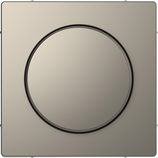 Merten MEG5250-6050 Zentralplatte mit Drehknopf Nickelmetallic System Design