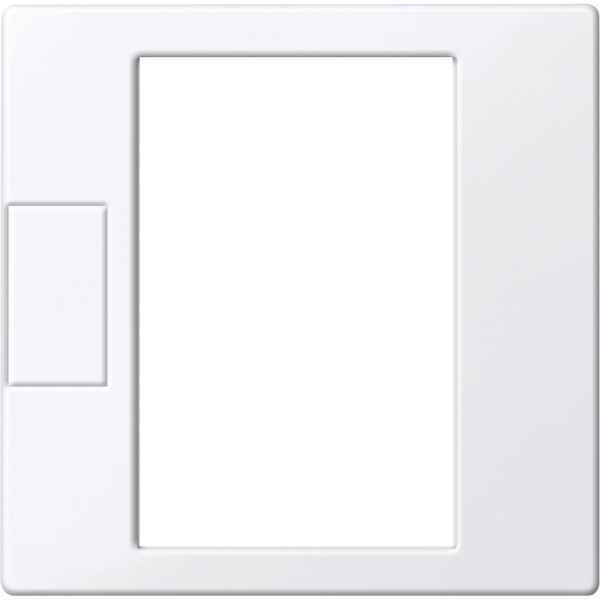 Merten MEG5775-0325 Zentralplatte für Universal Temperaturregler-Einsatz mit Touch-Display aktivweiß glänzend System M