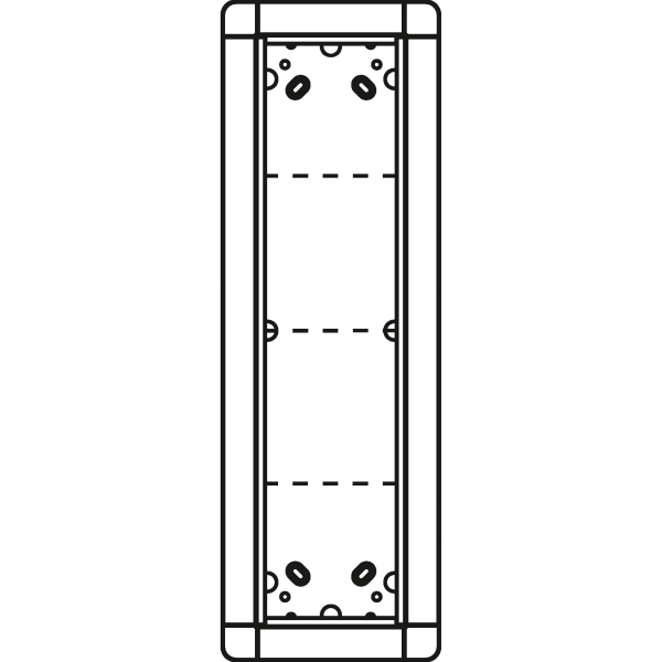 Ritto 1881430 Unterputzrahmen 4 Modulplätze titan