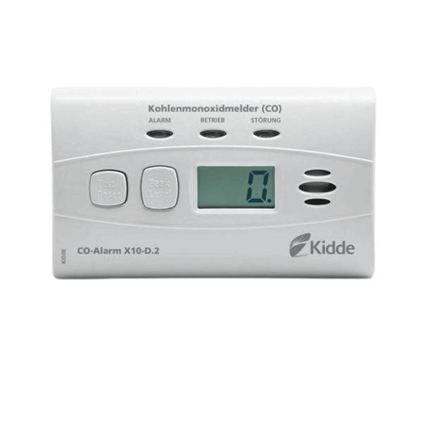 Kidde X10-D.2 CO-Alarm Kohlenmonoxidmelder weiß 13777