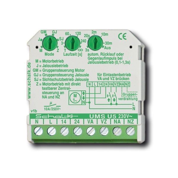 Schalk AUF/ZU-Steuerung 230VAC 2S 10A UMS U5