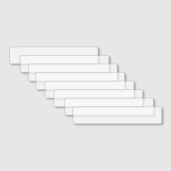 Sonderartikel: Siedle CA812-4,CA/CAU850-4 Schrifteinlage für Namensschild Weiß 200029871-00