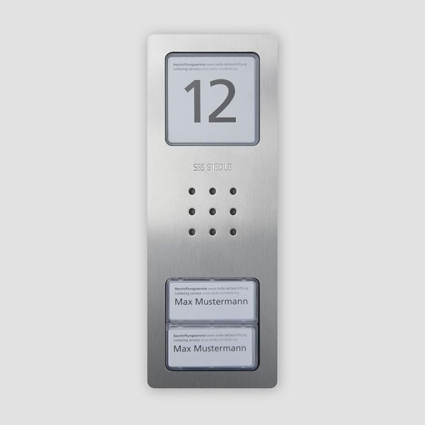 Siedle CA812-2E Audio-Türstation Siedle Compact Edelstahl gebürstet 210008749-00