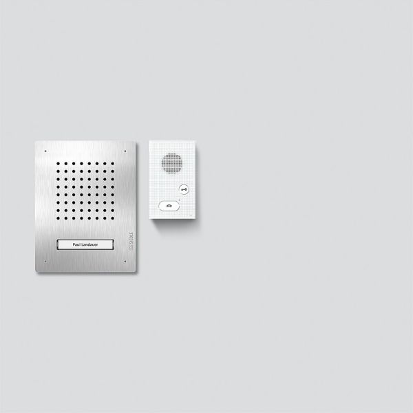 Siedle SETCLAB850-1E/W Audio-Set Siedle Classic Edelstahl/Weiß 210010045-00