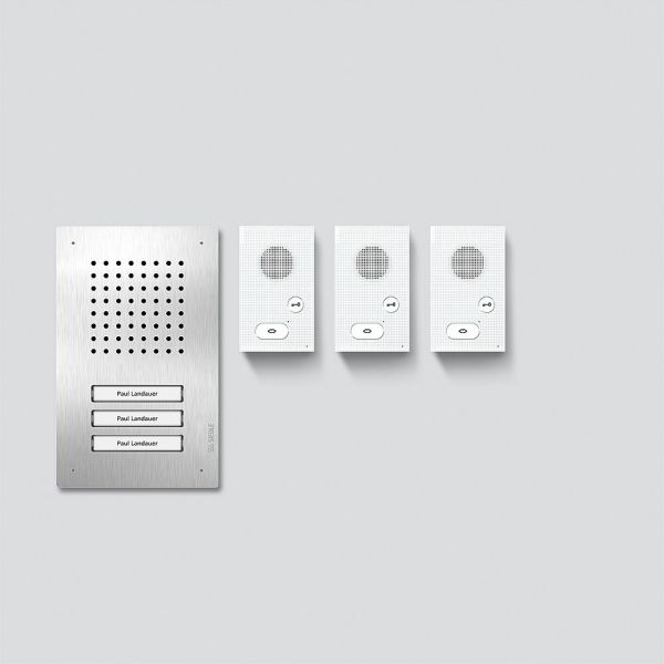 Siedle SETCLAB850-3E/W Audio-Set Siedle Classic Edelstahl/Weiß 210010047-00