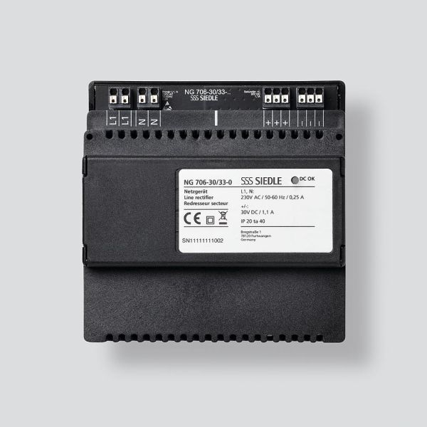 Siedle NG706-30/33-0 Netzgerät Schwarz 210010267-00