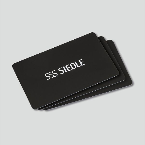 Siedle EKC600-01/03 Electronic-Key-Card Schwarz 210010784-00 3 Stück