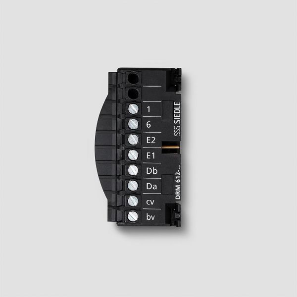 Siedle DRM612-... Klemmblock Schwarz 210010988-00