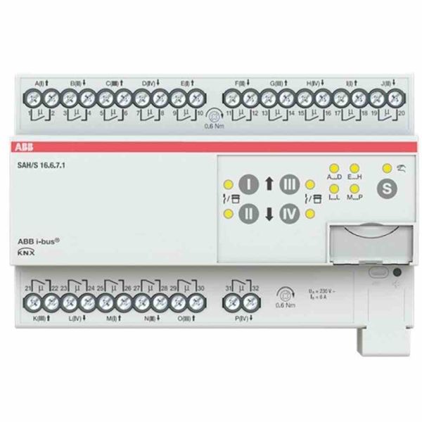 ABB SAH/S16.6.7.1 Schalt-/Jalousieaktor 16fach 6 A REG 2CDG110245R0011