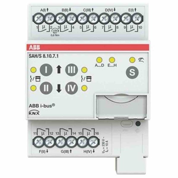 ABB SAH/S8.10.7.1 Schalt-/Jalousieaktor 8fach 10 A REG 2CDG110247R0011