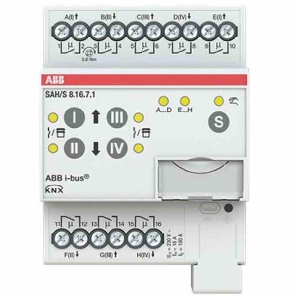 ABB SAH/S8.16.7.1 Schalt-/Jalousieaktor 8fach 16 A REG 2CDG110250R0011