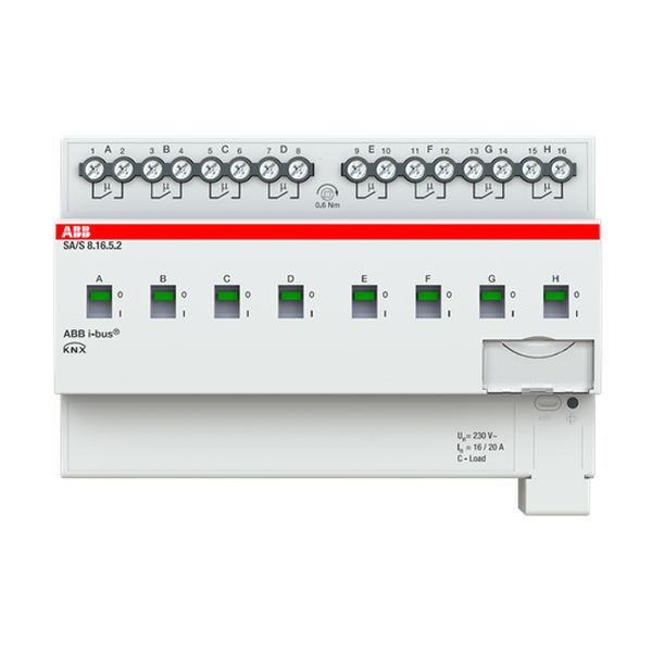 ABB SA/S8.16.5.2 Schaltaktor 8fach 16 A C-Last REG 2CDG110267R0011