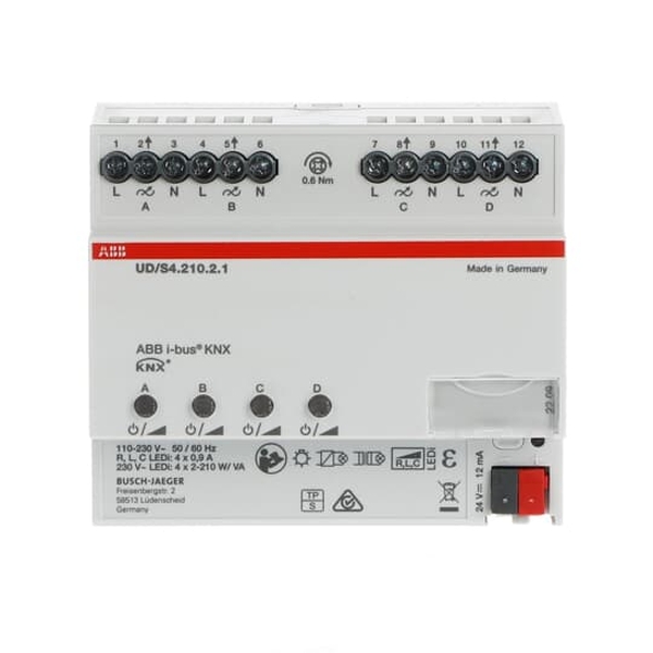 ABB UD/S4.210.2.1 LED-Dimmer 4-fach 210 W/VA REG 2CKA006197A0047