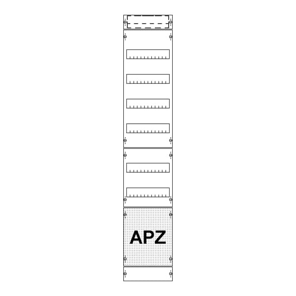 Striebel & John 1V50A2B Verteilerfeld BH5 1FB+APZ für Standschrank 2CPX037193R9999