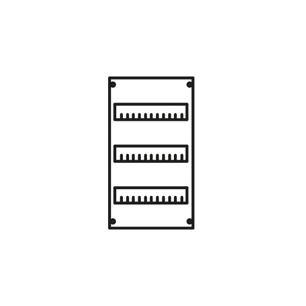 Striebel & John 1V00A Reiheneinbaugeräte-Modul Reihenabstand 125mm 3RE / BH00 1FB 2CPX037580R9999