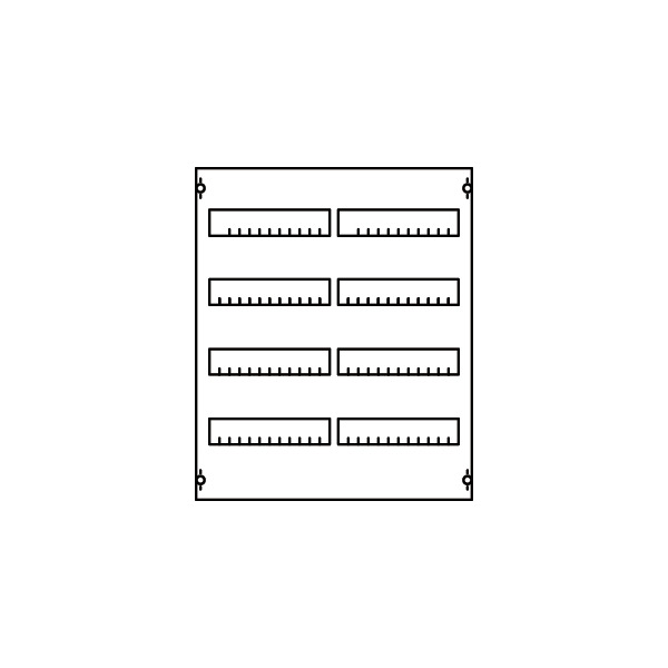 Striebel & John 2V0A Reiheneinbaugeräte-Modul Reihenabstand 125mm 4RE / BH0 2FB 2CPX037592R9999