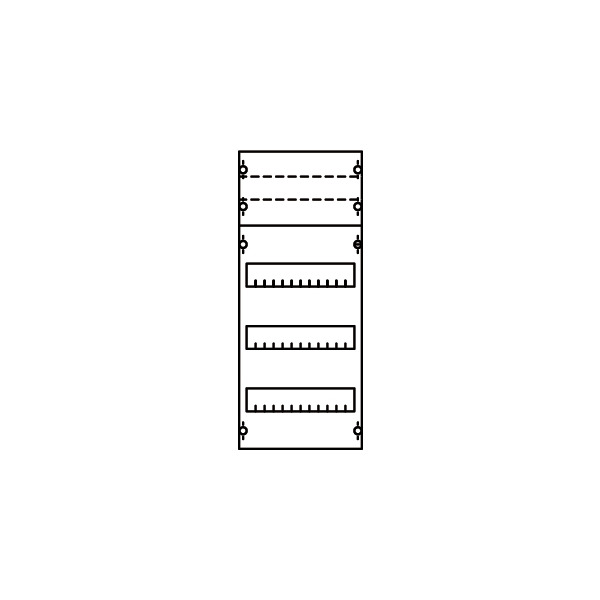 Striebel & John 1V0KA Reiheneinbaugeräte-Modul Reihenabstand 125mm 4RE / BH0 1FB 2CPX037593R9999