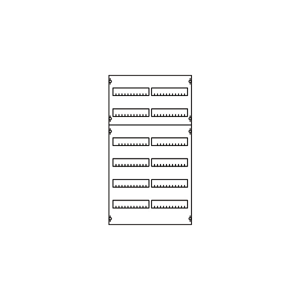 Striebel & John 2V2A Reiheneinbaugeräte-Modul Reihenabstand 125mm 6RE / BH2 2FB 2CPX037623R9999