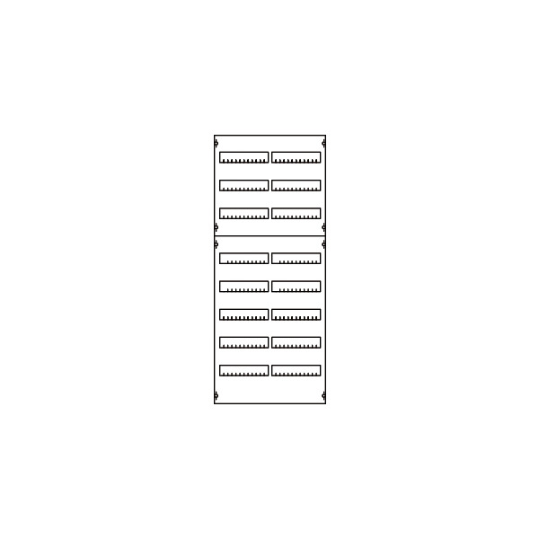 Striebel & John 2V4A Reiheneinbaugeräte-Modul Reihenabstand 125mm 8RE / BH4 2FB 2CPX037652R9999