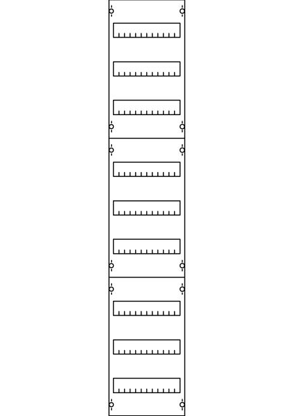 Striebel & John 1V5A Reiheneinbaugeräte-Modul Reihenabstand 125mm 9RE / BH5 1FB 2CPX037665R9999