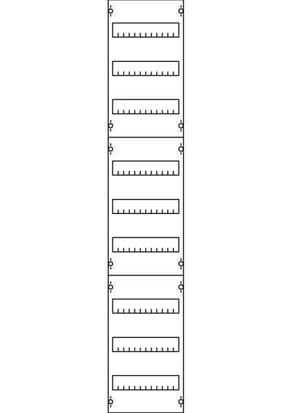 Striebel & John 1V5A Reiheneinbaugeräte-Modul Reihenabstand 125mm 9RE / BH5 1FB 2CPX037665R9999