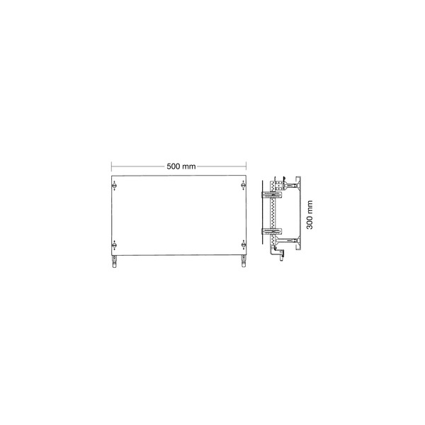 Striebel & John ED62MA Kombi-Set Montageplatte 2RE / BH000 2FB 2CPX037821R9999
