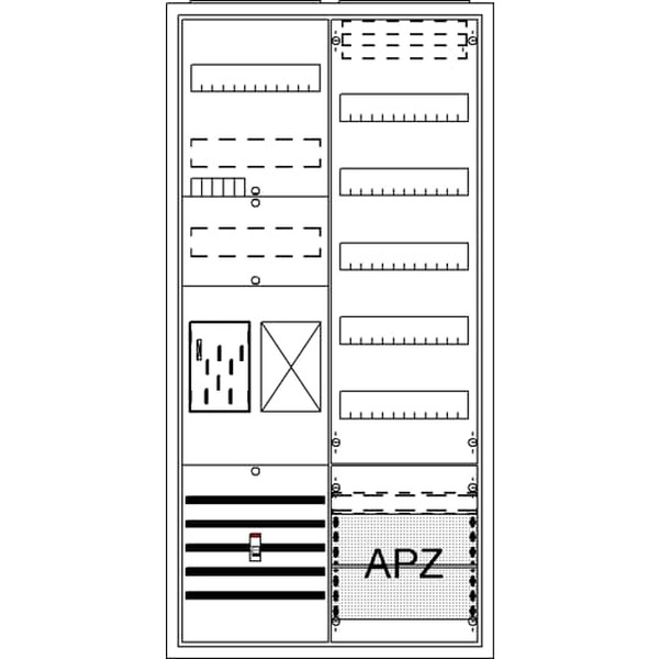 Striebel & John BA27BB Komplettschrank AP BKE-I A27 1Z1R1V5A2 2CPX054209R9999