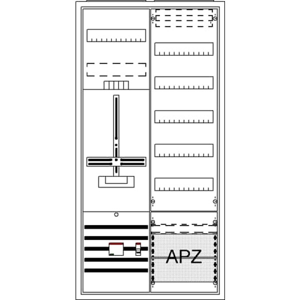 Striebel & John DA27GBB Komplettschrank AP Dreipunkt A27 1Z1V5A2OVR 2CPX054269R9999
