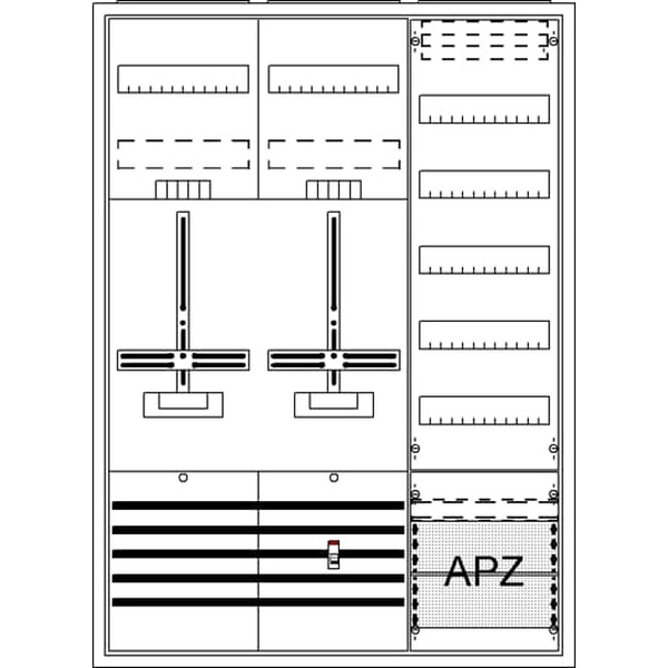 Striebel & John DA37CG Komplettschrank AP Dreipunkt A37 2Z1V5A2 2CPX054287R9999