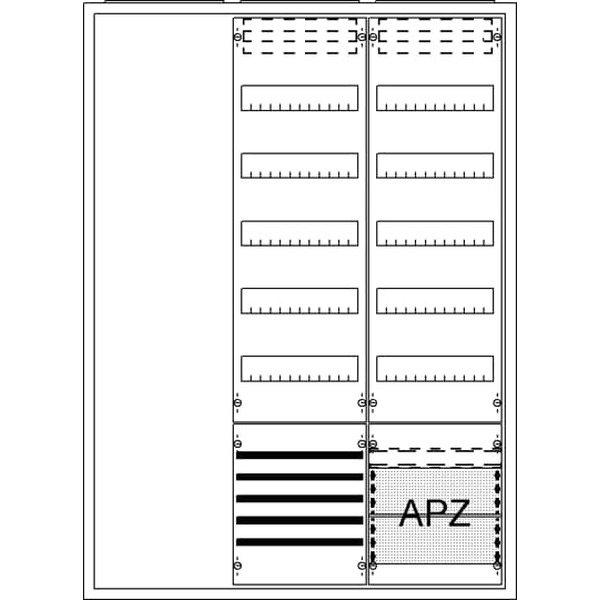 Striebel & John AA37A1SA Ausbauschrank AP A37 1F1V5SS1V5A2 2CPX054295R9999
