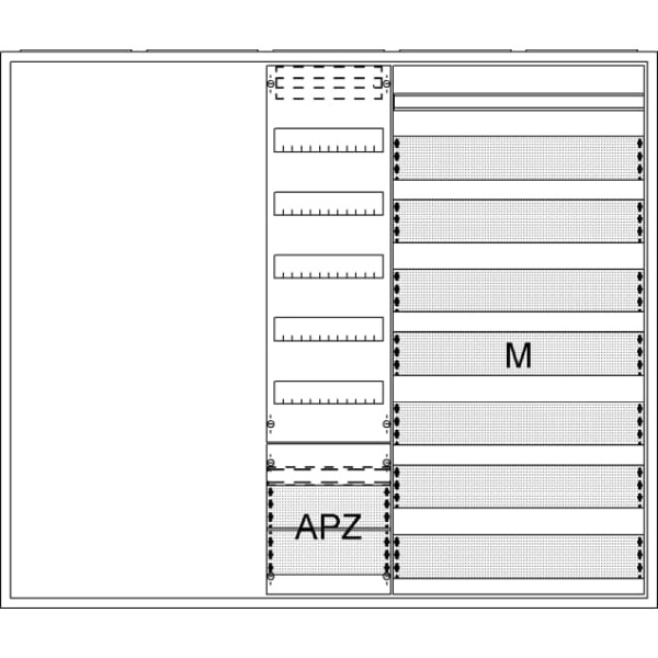 Striebel & John AA57A2AMM Ausbauschrank AP A57 2F1V5A2M2 2CPX054300R9999