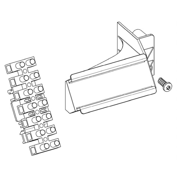 Striebel & John ZK72H Steuerleitungsklemme 7pol./2 schraubbar mit Halter 2CPX054359R9999
