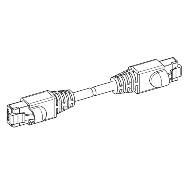 Striebel & John ZLPBL150 Patchleitung RJ45 mit Stecker blau Länge: 1500mm 2CPX054392R9999