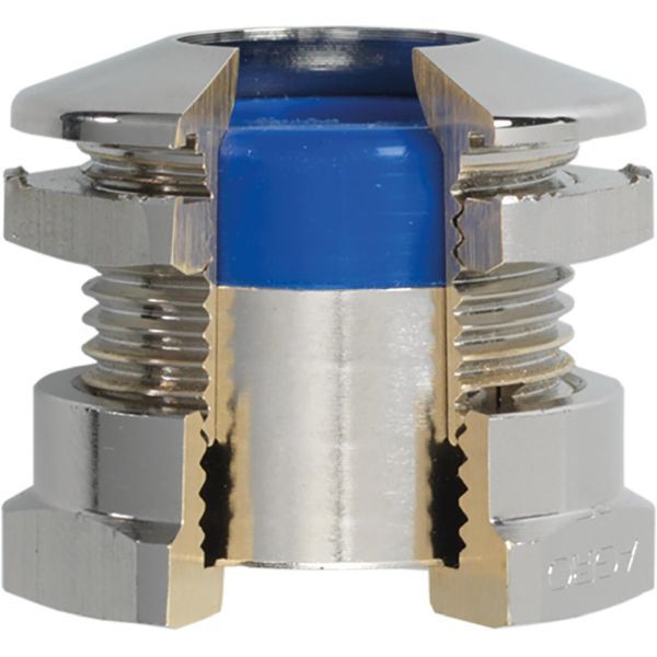 Kaiser 1040.20.96.30.105 Kabelver. Progress ultraFLAT A2 M20x1.5 Kabel Ø 8.0-10.5mm Dichtung FKM blau