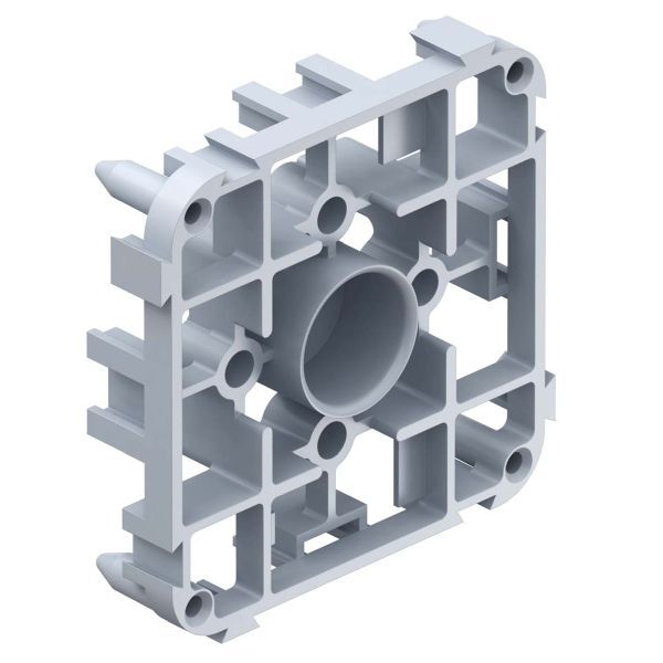 Kaiser 1210-02 Betonbau Gegenlager für Stützelement Ø 20 mm für Nagelbefestigung