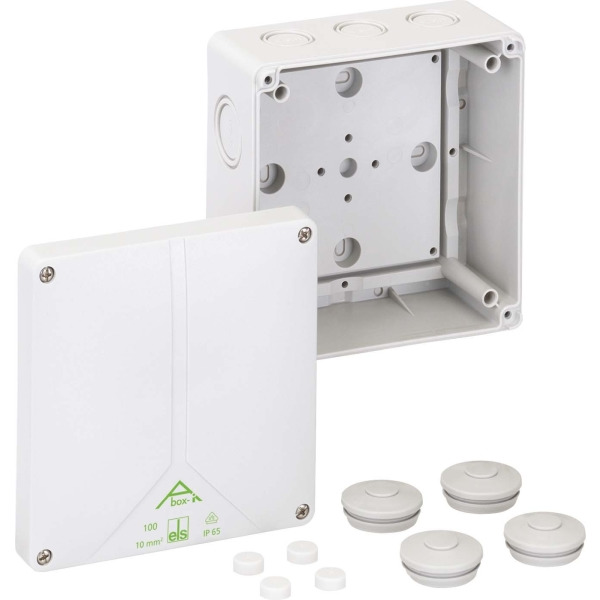 Spelsberg Abox-i 100 L-leer Kabelabzweigkasten 690V M32 14-21mm grau 49091001