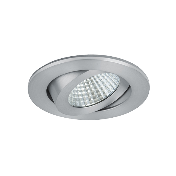 Brumberg 12353643 LED-Einbaustrahler 350 mA 6W 38° 3000K rund schwenkbar titan matt IP65