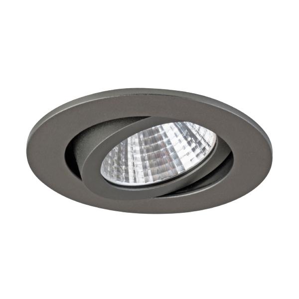 Brumberg 12443643 LED-Einbaustrahler 350 mA 6W 38° dim2warm 3000K - 1800K rund schwenkba