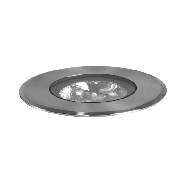 Brumberg 14037223 LED-Bodeneinbauleuchte V4A IP67 edelstahl rund SK: III Spannung: 24V DC,