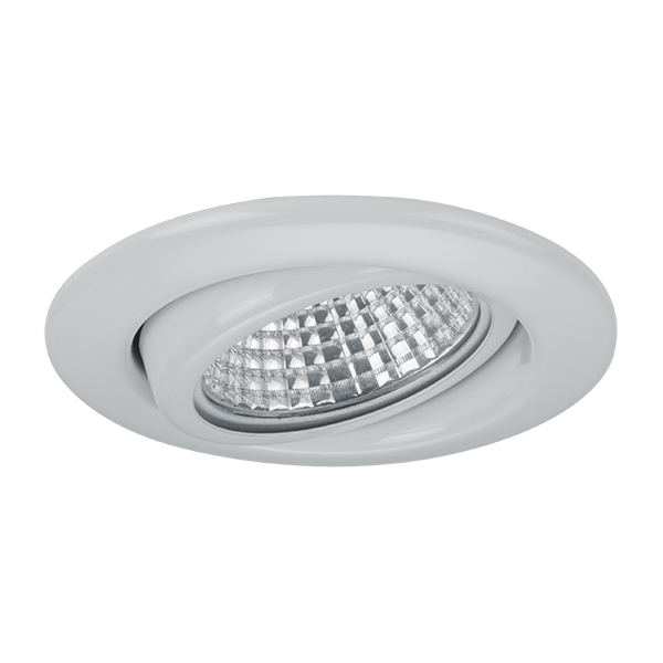 Brumberg 1925.07 Einbaustrahler GX5,3/ max. 50W rund schwenkbar weiss IP20