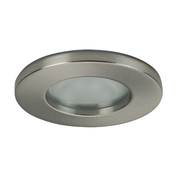 Brumberg 2062.25 Einbaudownlight GX5,3/ max. 50W rund starr nickel matt IP65 (bei Einbau i