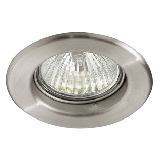 Brumberg 2190.07 Einbaudownlight GX5,3/ max. 50W rund starr weiss Material Edelstahl V2A,