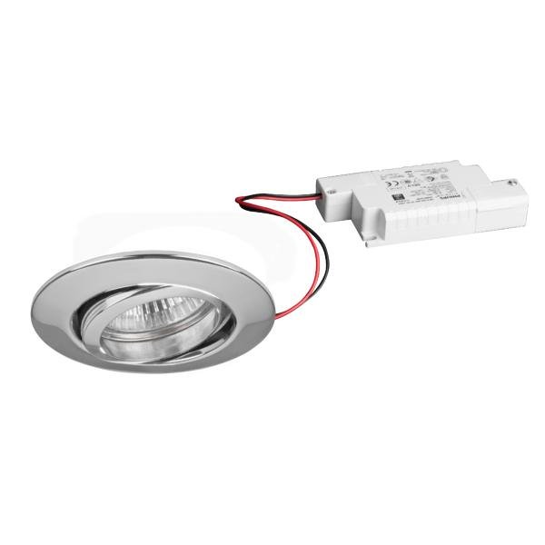 Brumberg 39373023 LED-Einbaustrahler 230V AC 50 Hz 6W 38° dim2warm 3000K - 1800K rund,