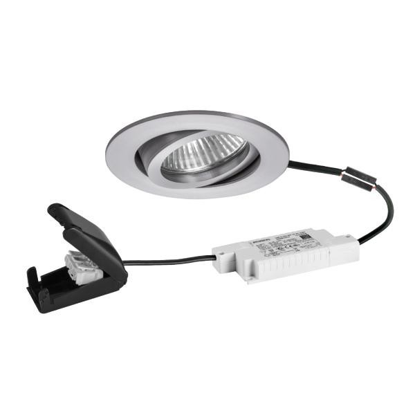 Brumberg 39483253 LED-Einbaustrahler 230V AC 50 Hz 6W 38° dim2warm 3000K - 1800K rund,