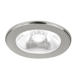 Brumberg P3654WW LED-Lichtpunkt 350 mA 1W 15° 3000K rund starr chrom IP43 (bei Einbau i