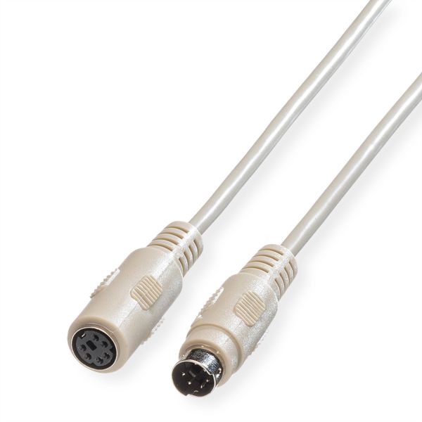 roline 11.01.5660 Tastatur-Kabel-PS/2 Stecker/Buchse 6 Meter