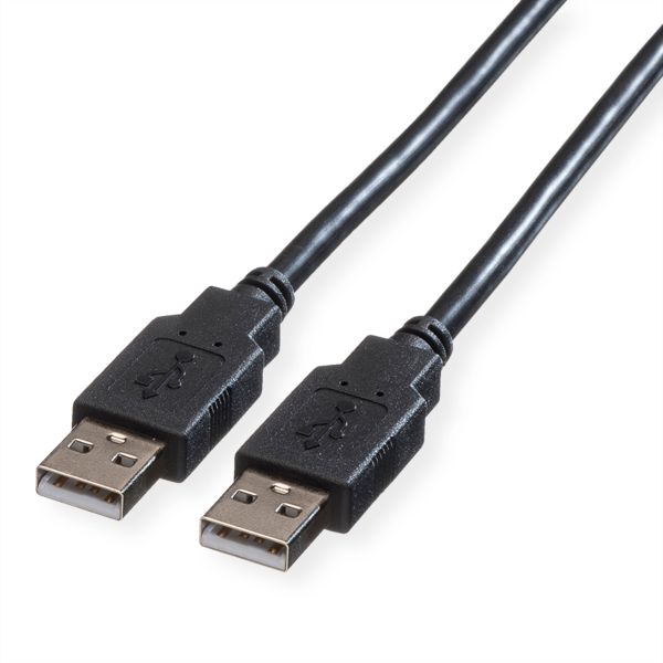 roline 11.02.8930 USB 2.0 Kabel Typ A-A Typ A-A schwarz 3 Meter