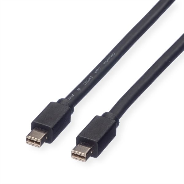 roline 11.04.5640 DisplayPort Kabel Mini DP Stecker/Mini DP Stecker schwarz 2 Meter
