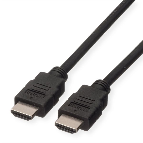 roline GREEN 11.44.5732 GREEN HDMI High Speed Kabel mit Ethernet TPE schwarz 2 Meter